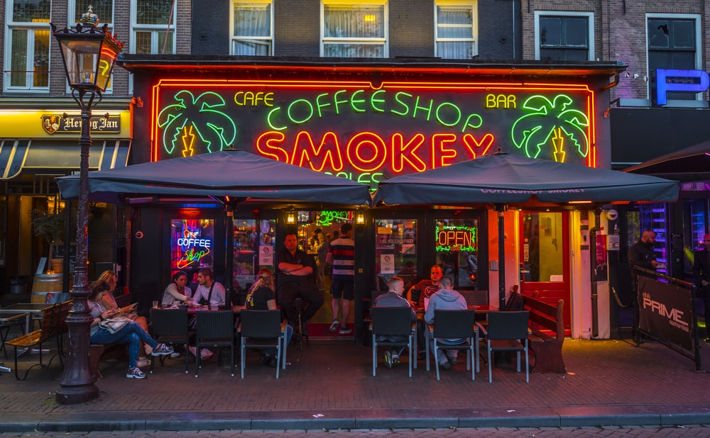 Coffeeshop in Amsterdam