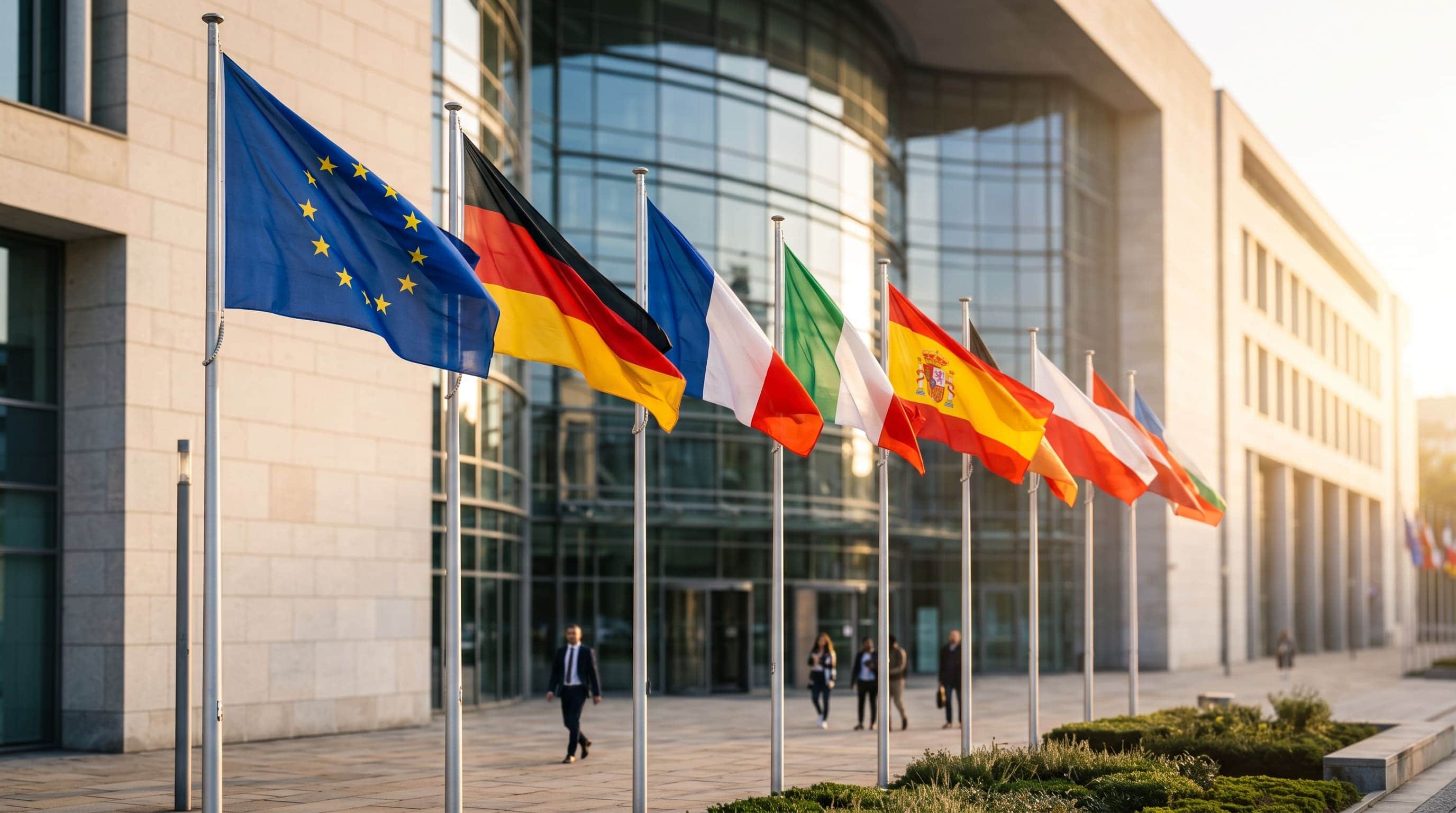 Flags of European countries — the legal status of cannabis and penalties within the EU